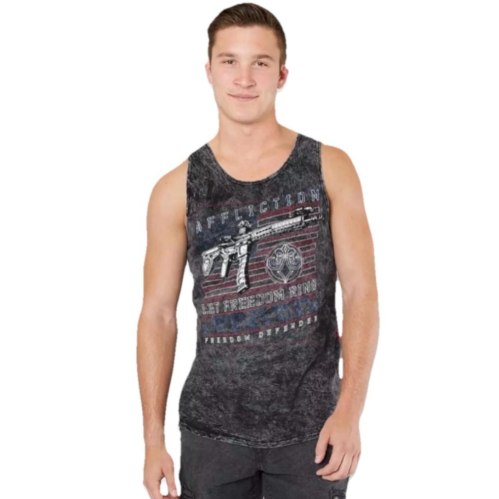 Affliction Freedom Defender Full Metal Jacket Tank Men’s Size 3XL